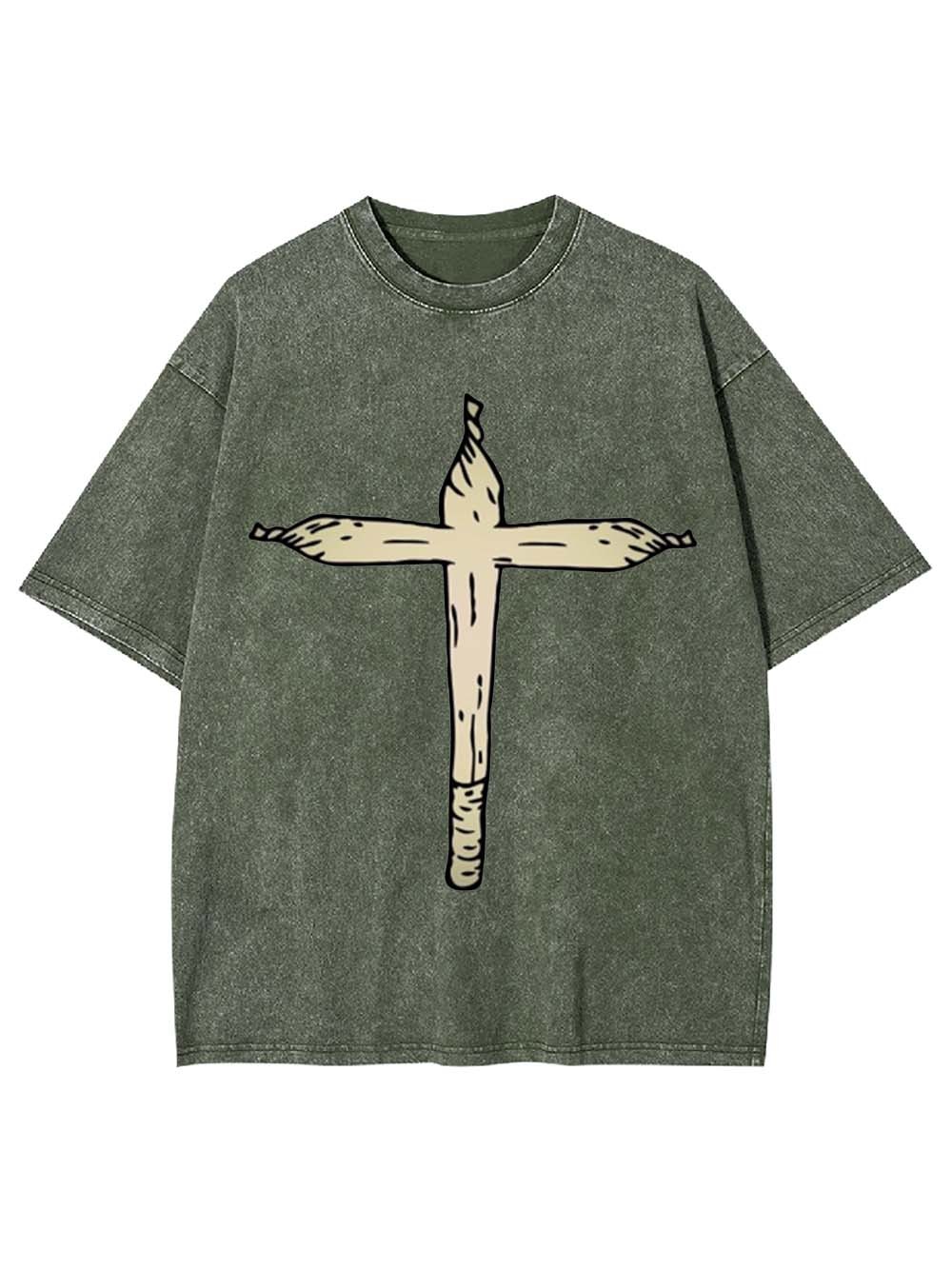 Cross Joint Washed Tshirt