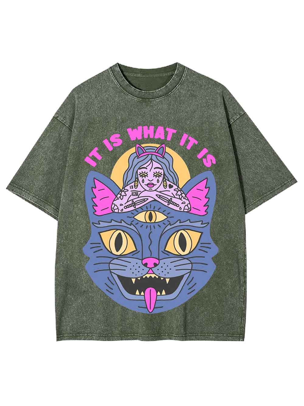 It Is What It Is Washed Tshirt