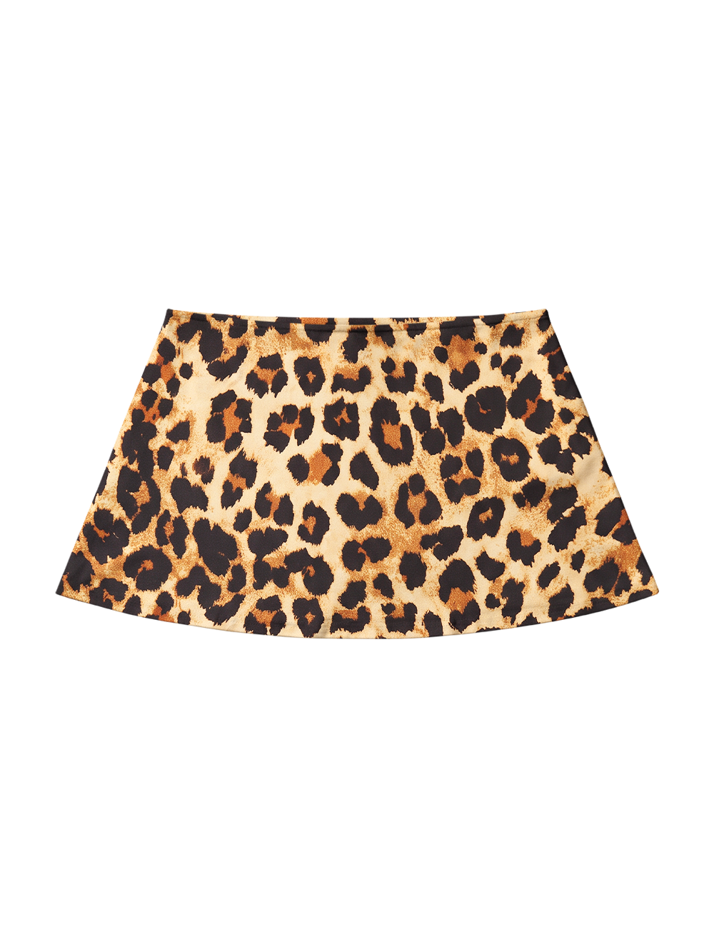 WILD LEOPARD CLO PRINT MINI SKIRT