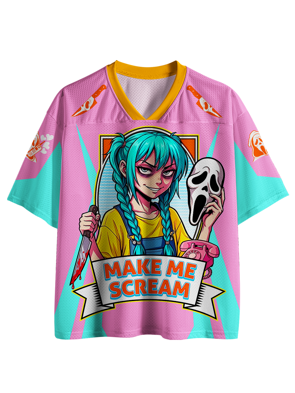 SCREAM QUEEN MESH JERSEY
