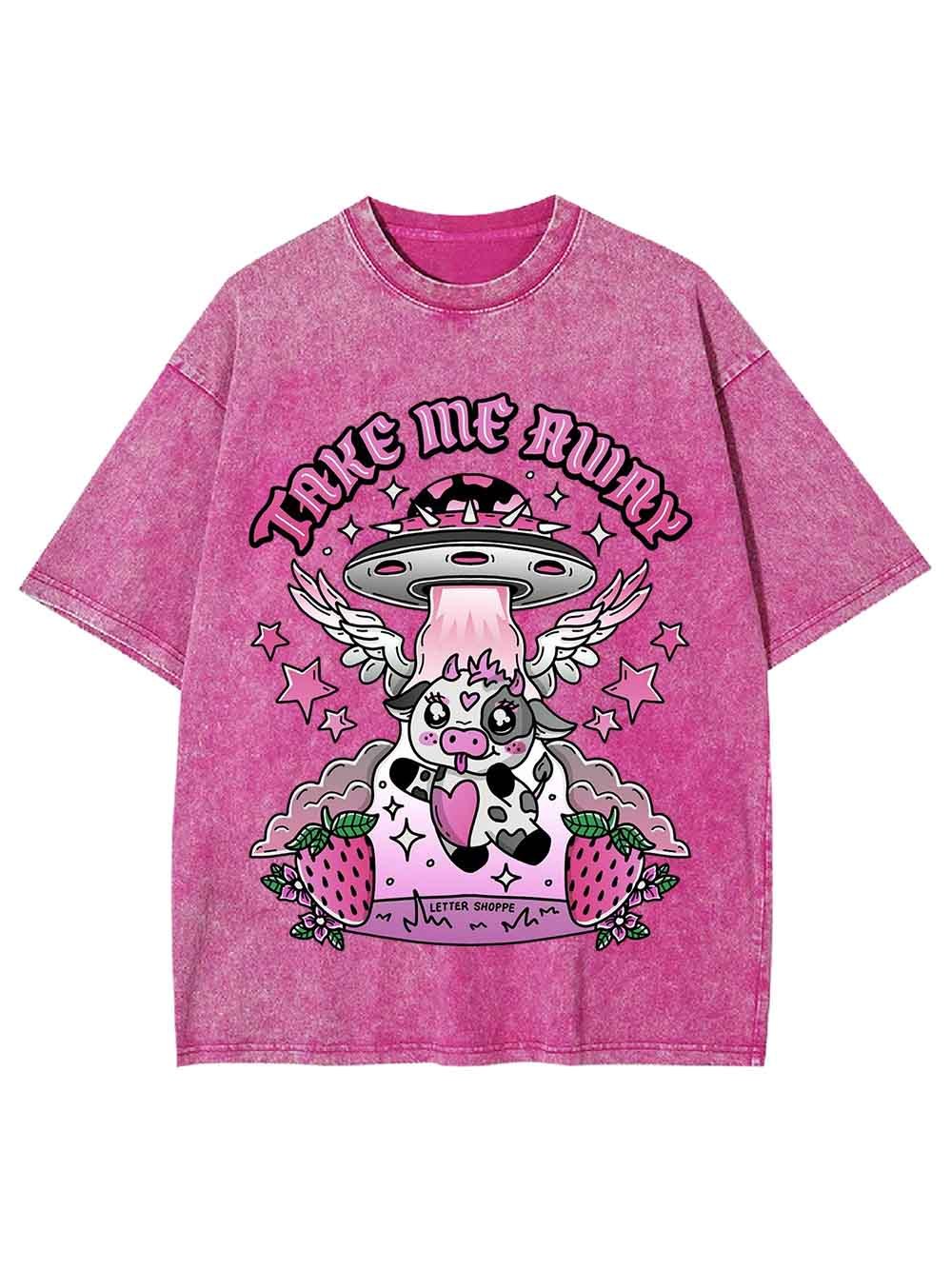 TAKE ME AWAY WASHED TSHIRT