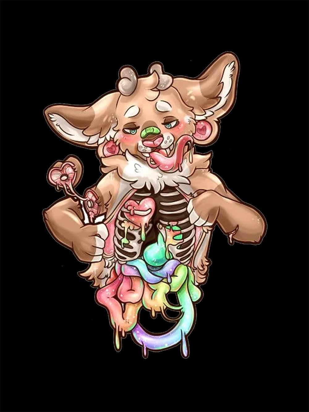 FERAL FANTASY WASHED TSHIRT