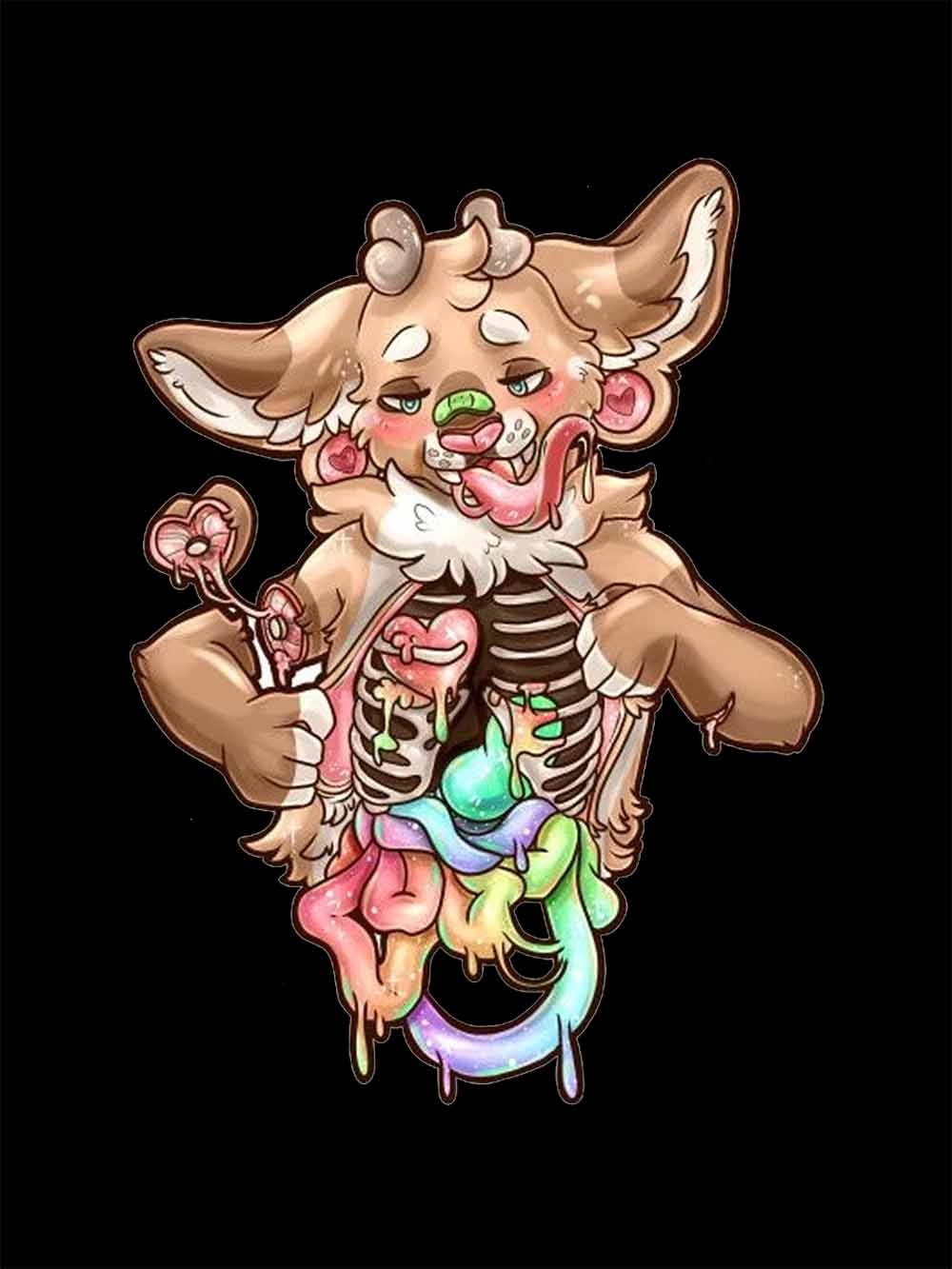 FERAL FANTASY WASHED TSHIRT