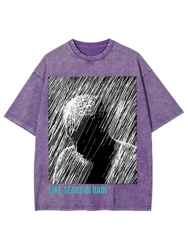 Like Tears In Rain Washed Tshirt