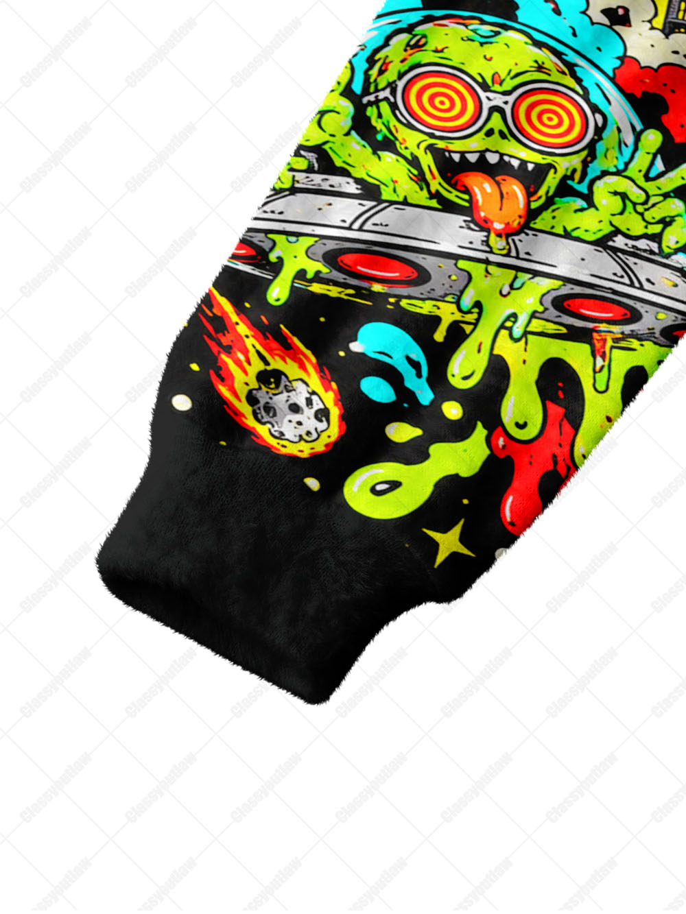 ALIEN MELTDOWN UGLY CARDIGAN SWEATERS
