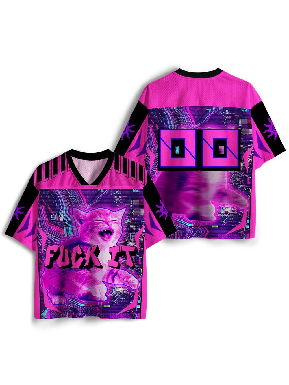 Psycho Kitty Glitch Mesh Jersey