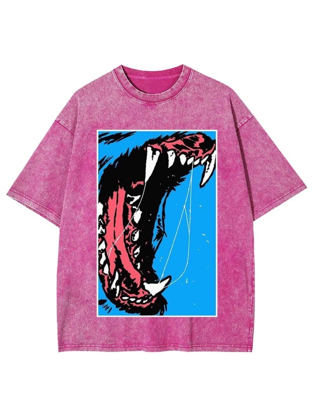 Beast Roar Washed Tshirt