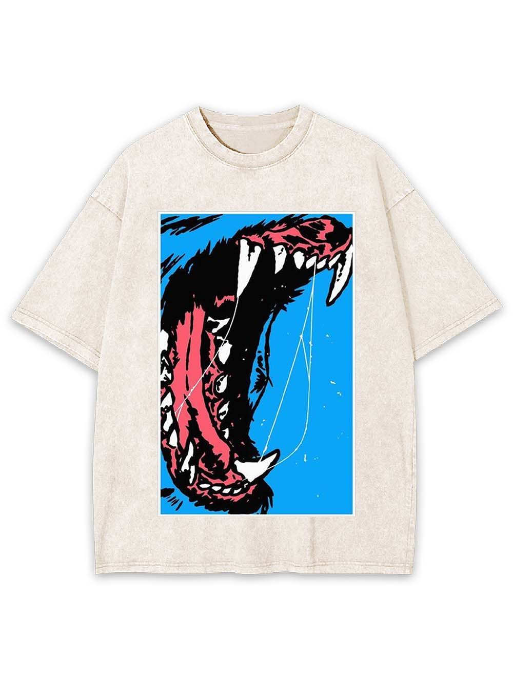 Beast Roar Washed Tshirt