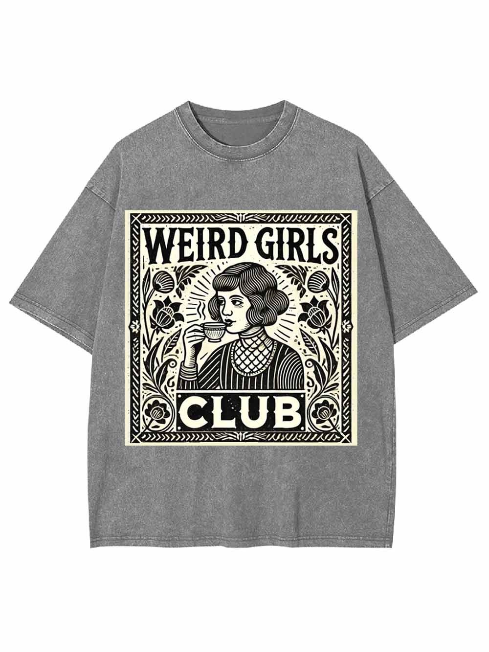 WEIRD GIRLS CLUB WASHED TSHIRT