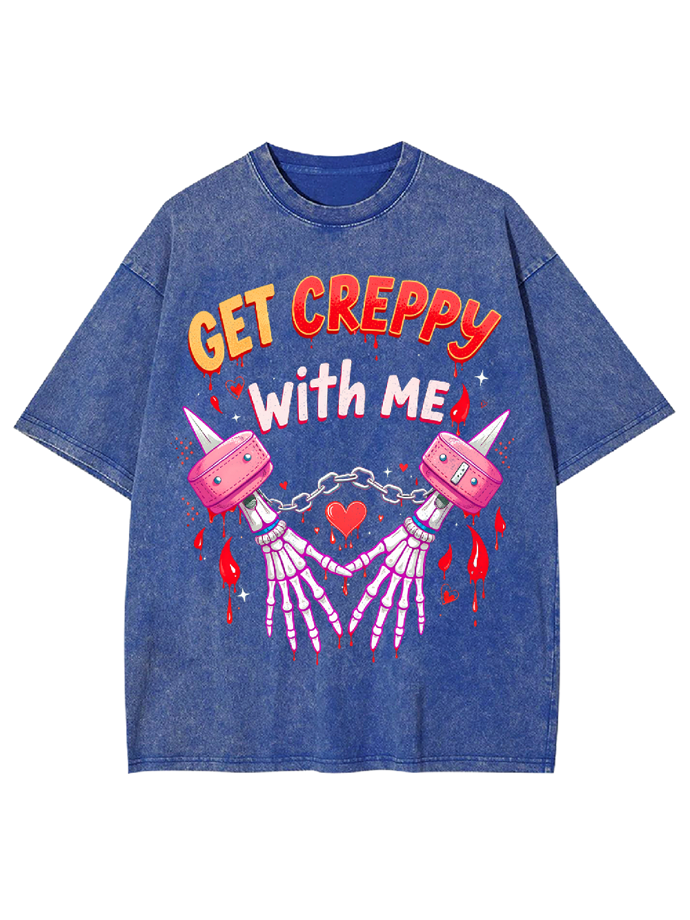 Get Creepy With Me Washed Tshirt