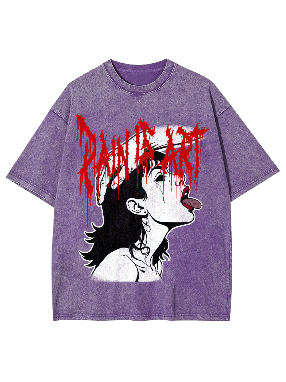 Pain is art Washed Tshirt
