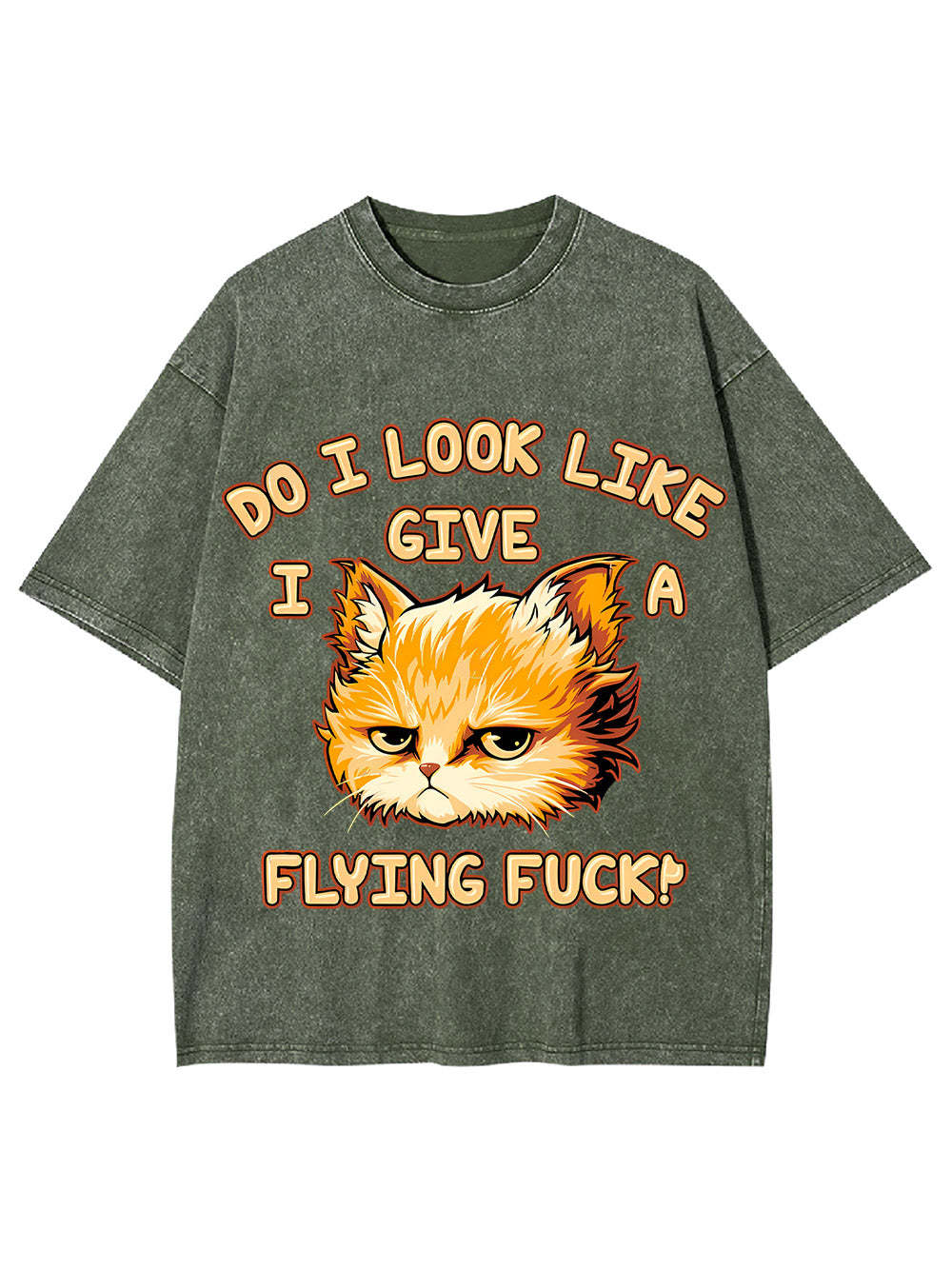 Do I Look Like I Give A Flying F*Ck! Washed Tshirt