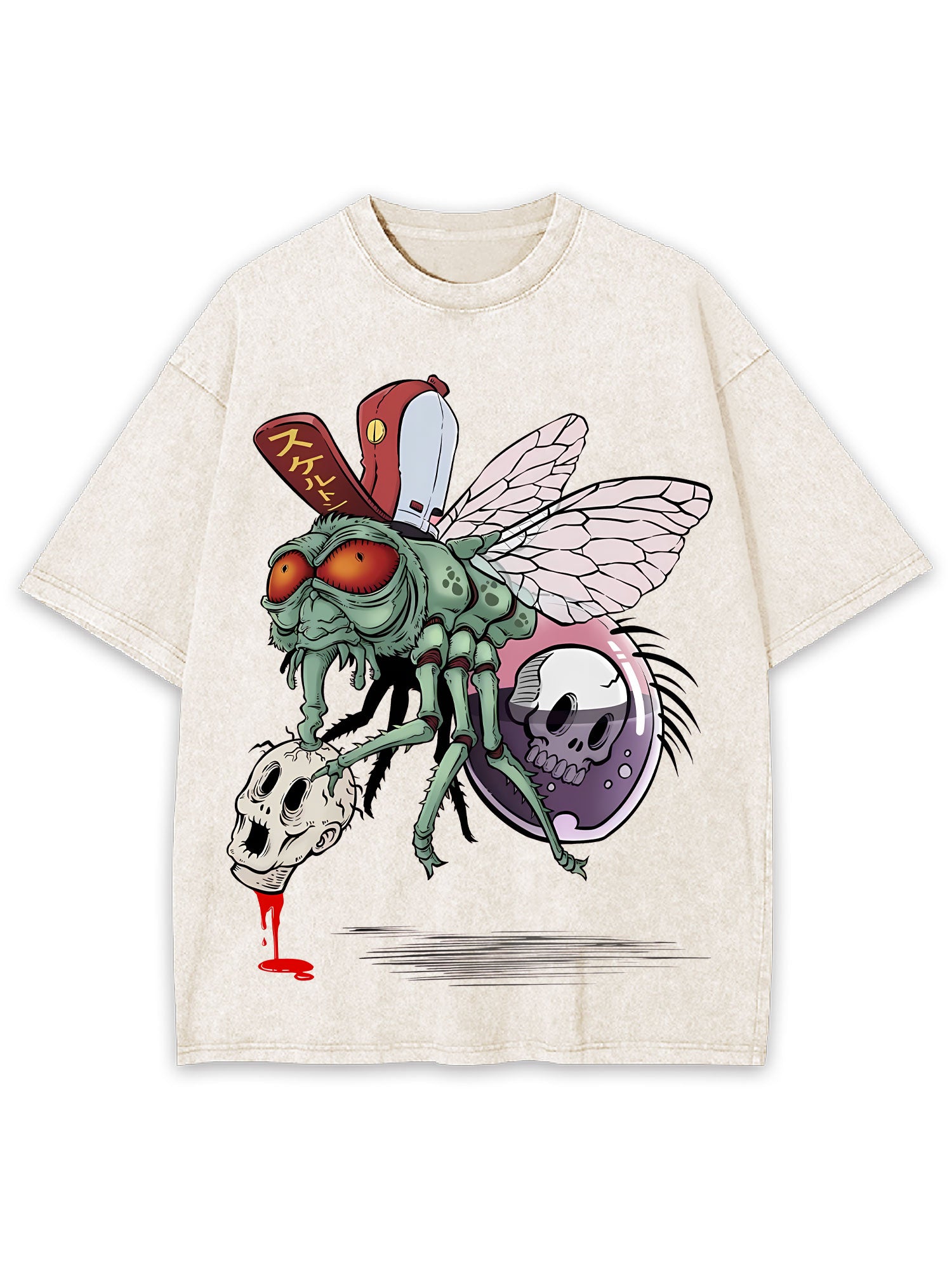 Flying Nightmare Washed Tshirt