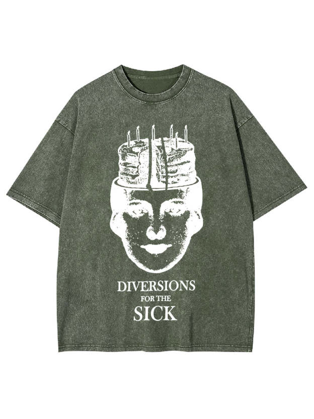 Diversions For The Sick Washed Tshirt