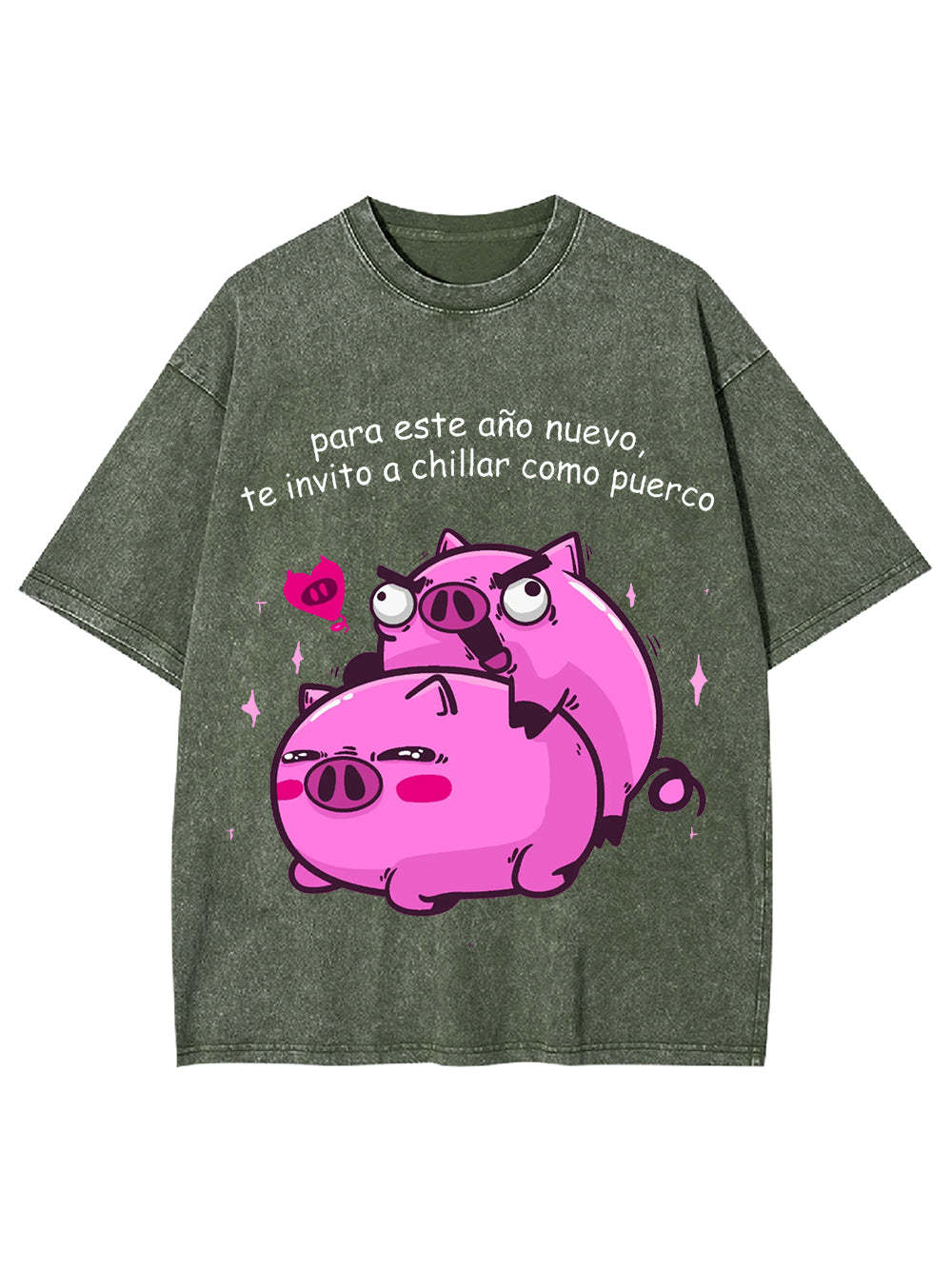 I Invite You To Squeal Like A Pig Washed Tshirt