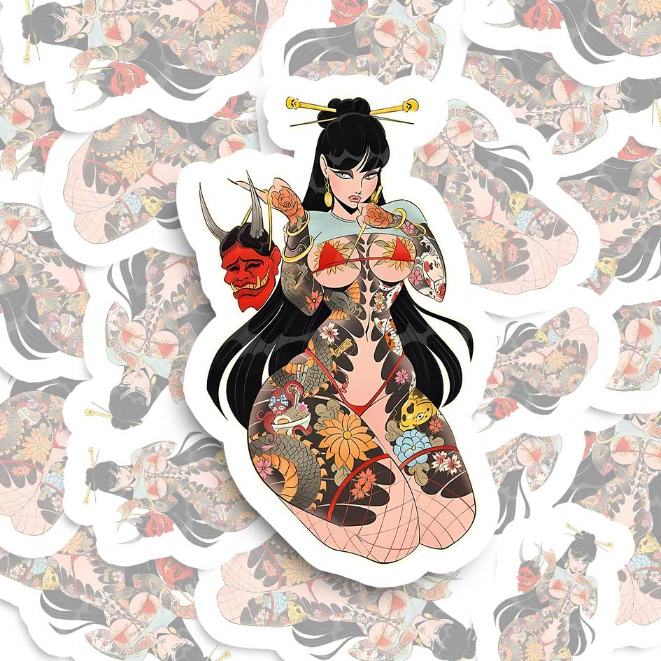 TATTOOED MYSTIQUE STICKER