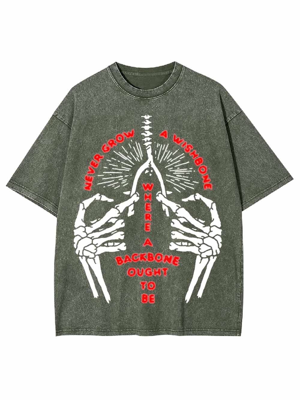 BACKBONE OUGHT WASHED TSHIRT