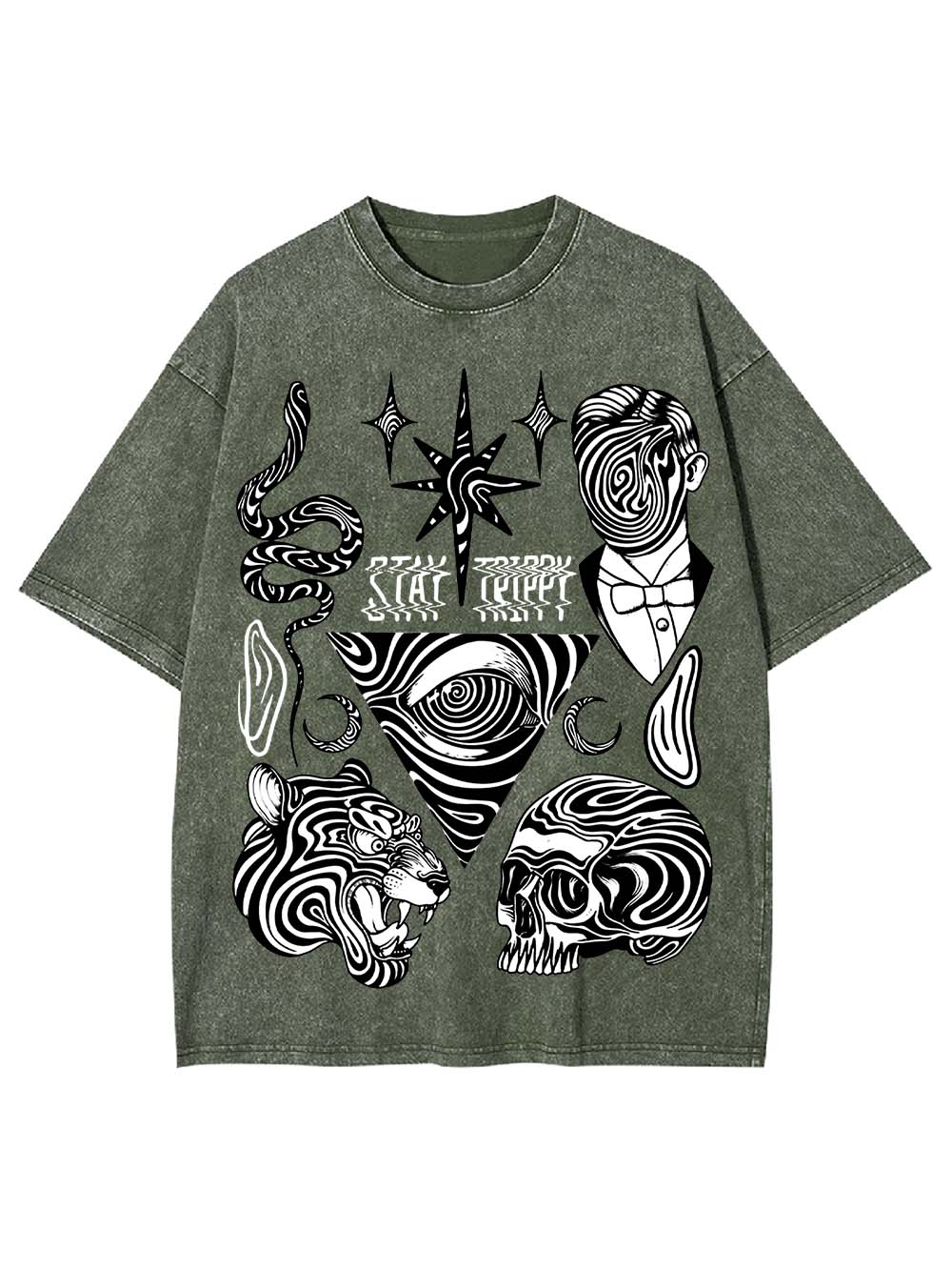 Patterns of Mystery Washed Tshirt