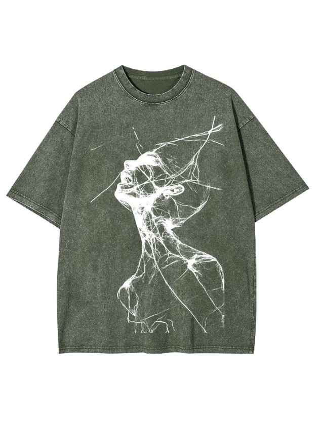 Struggling Consciousness Washed Tshirt