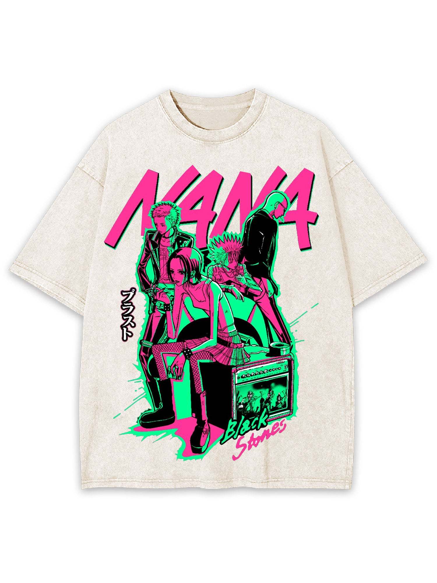 The Punk Spirit Of N4n4 Washed Tshirt