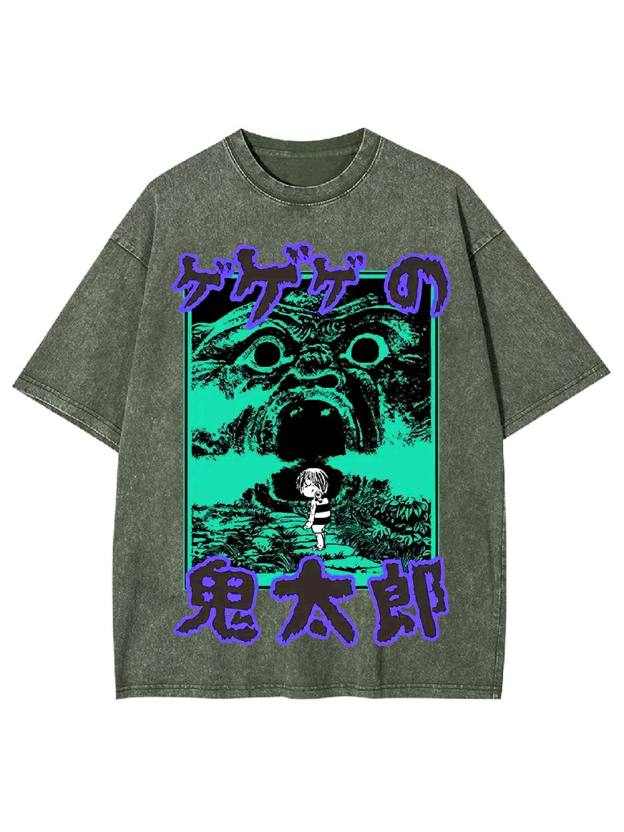 GeGeGe no Kitaro Washed Tshirt