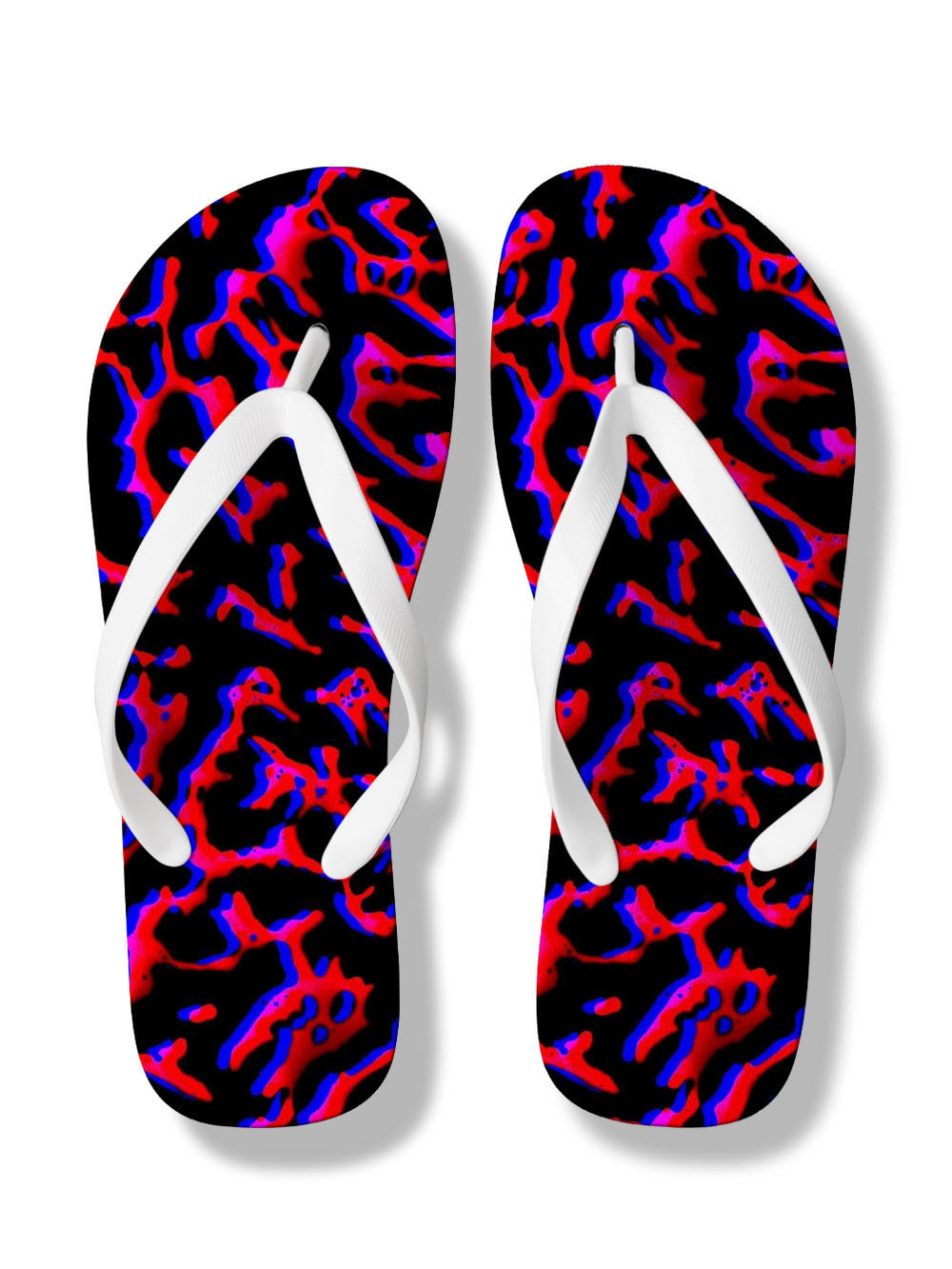 Neon Lava FLIP FLOPS