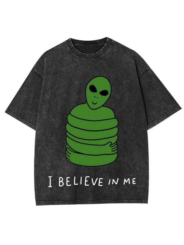 I Believe In Me Washed Tshirt
