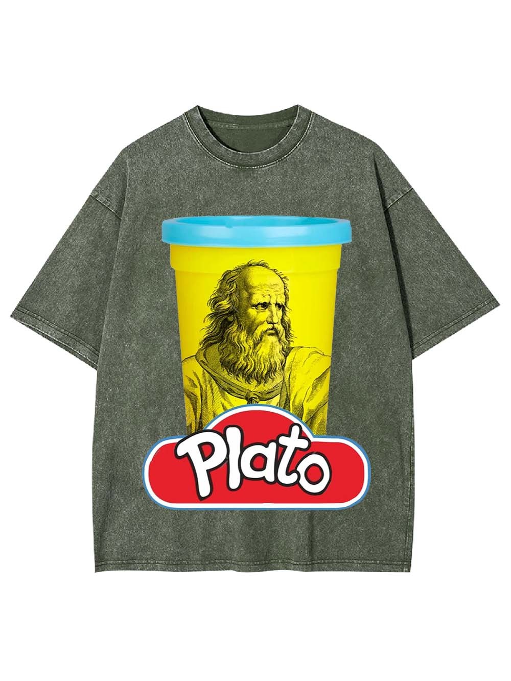 Plato Playful Twist Washed Tshirt