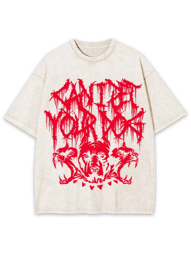 Can I Pet Your Dog Washed Tshirt