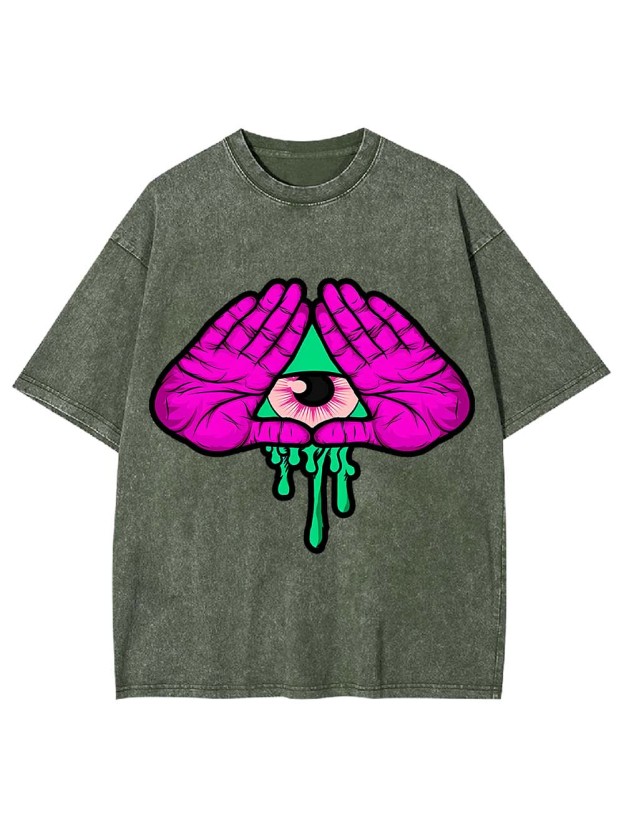 VISION OF THE ALL-SEEING WASHED TSHIRT