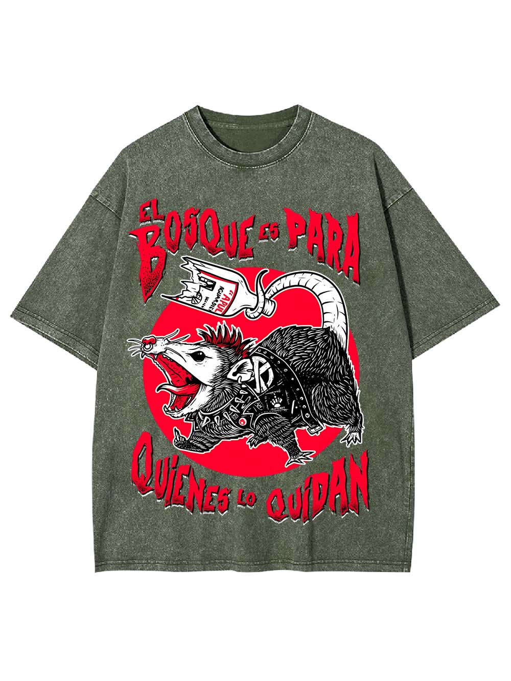 The Forest Is for Those Who Care Washed Tshirt