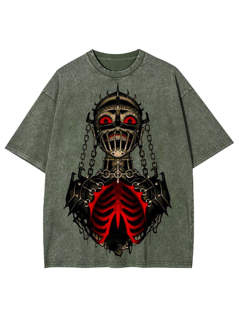 CAGED TERROR WASHED TSHIRT