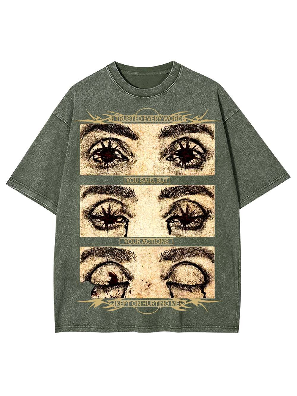 Broken Trust Chronicles Washed Tshirt