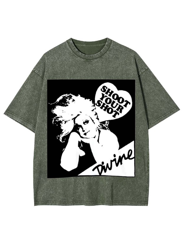 Shoot Your Shot Washed Tshirt