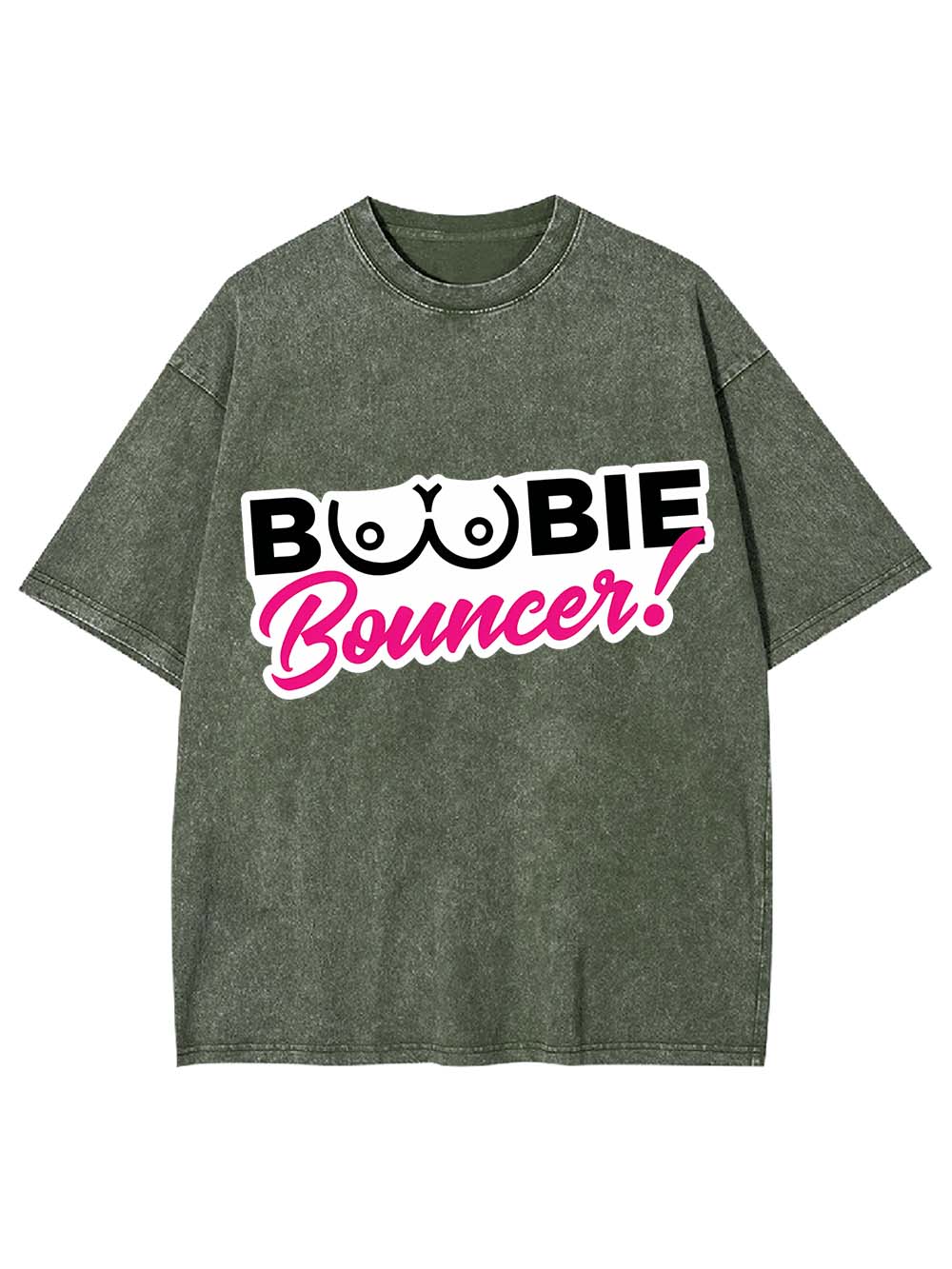 Boobie Bouncer Washed Tshirt