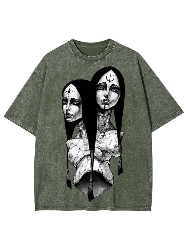 DUALITY OF SOULS WASHED TSHIRT