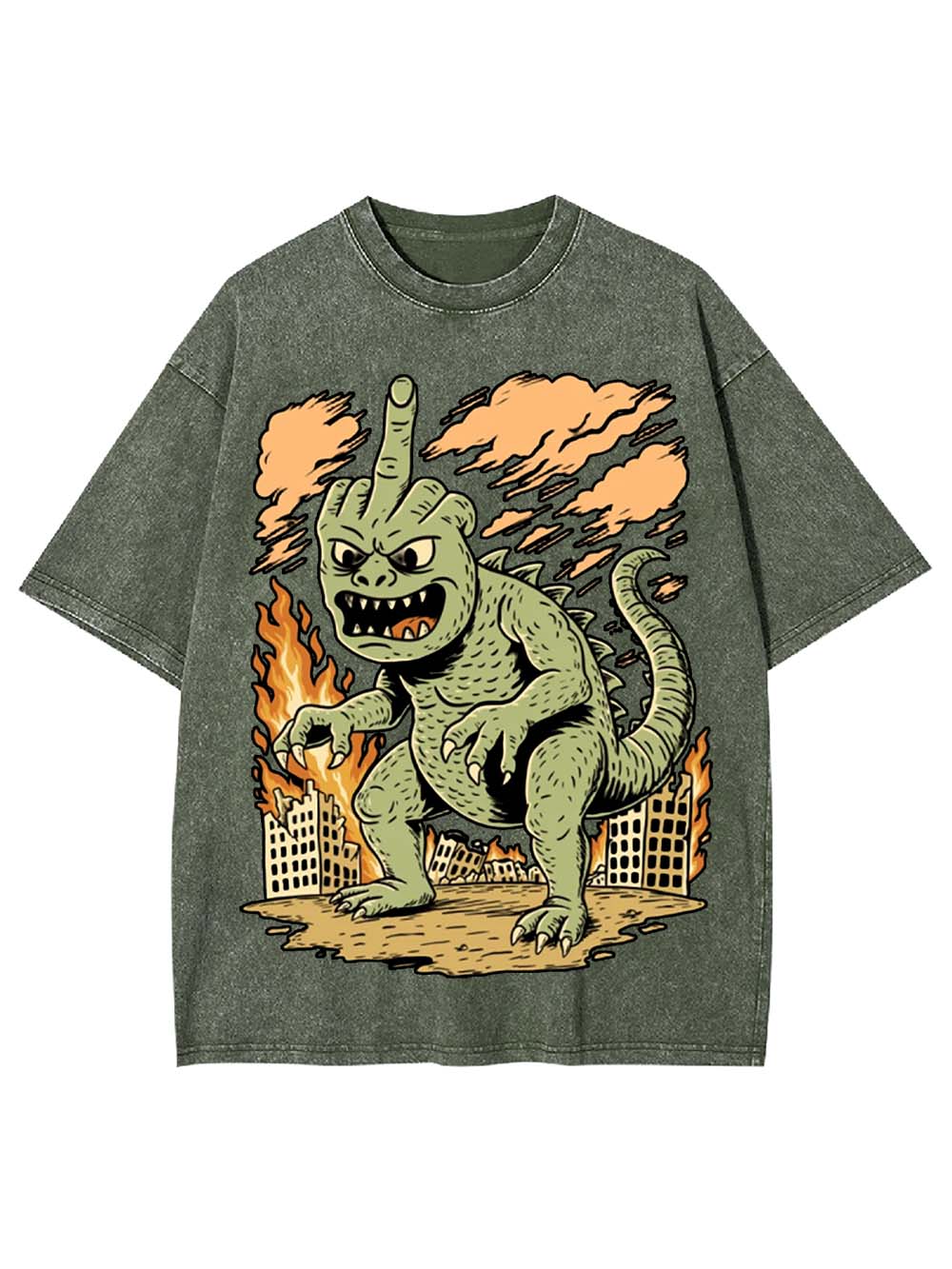 Rampaging Beast Washed Tshirt