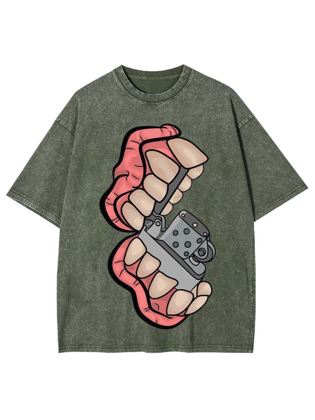 Teeth Lighter Washed Tshirt