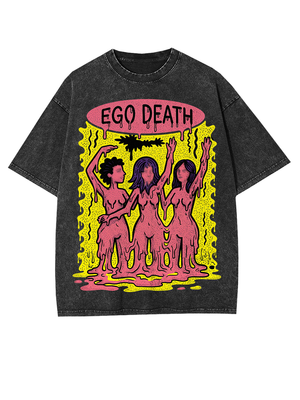 Ego Death Washed Tshirt-ClassyOutlaw Sale