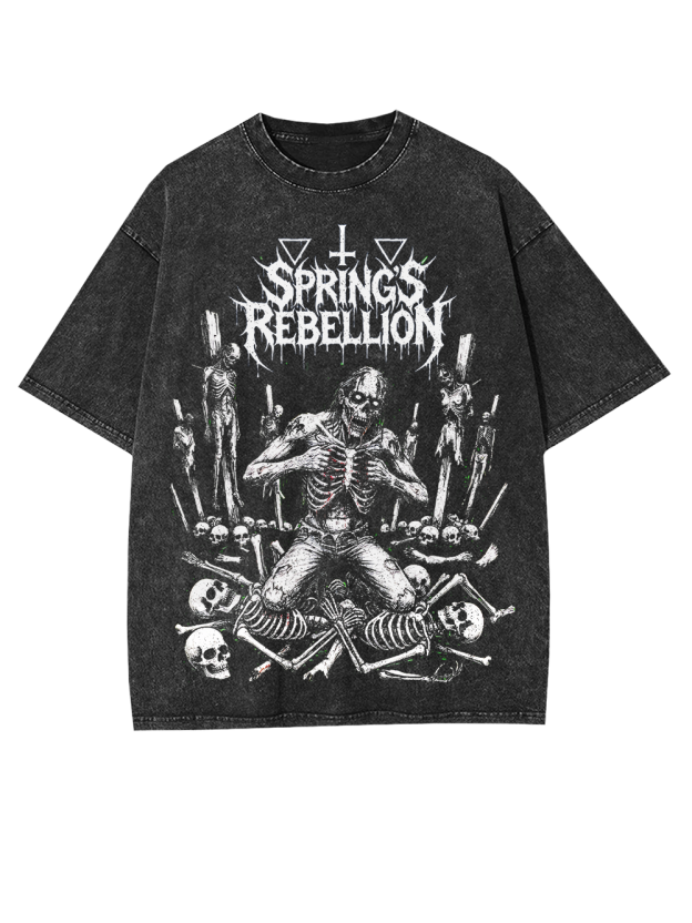 Spring‘s Rebellion Washed Tshirt