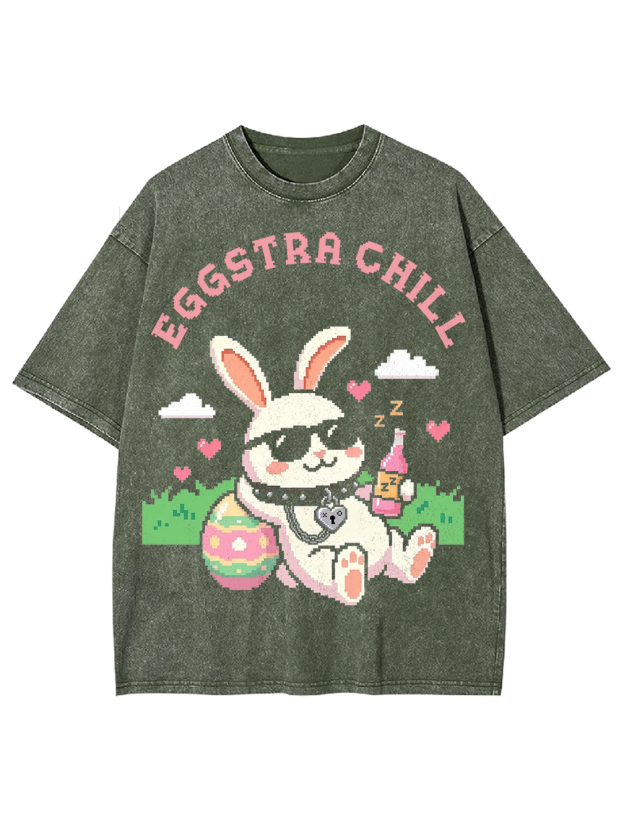 Eggstra Chill Washed Tshirt