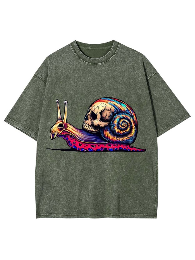 The Crawling Skull Washed Tshirt