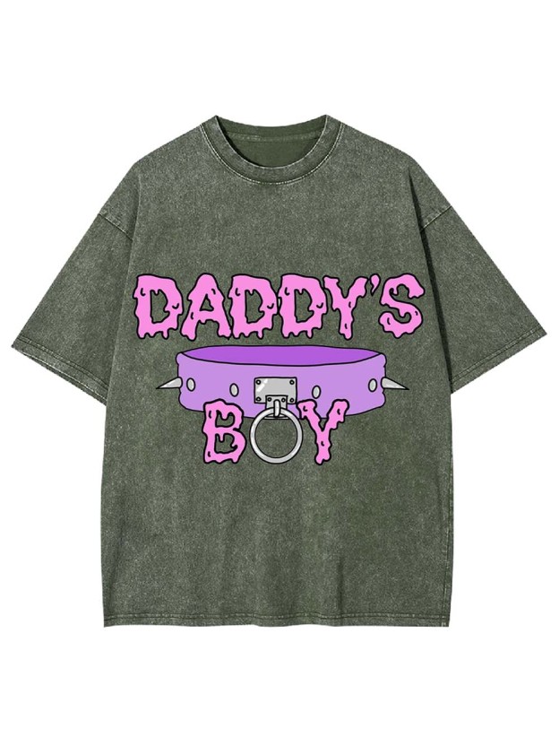 Daddy's Boy Washed Tshirt