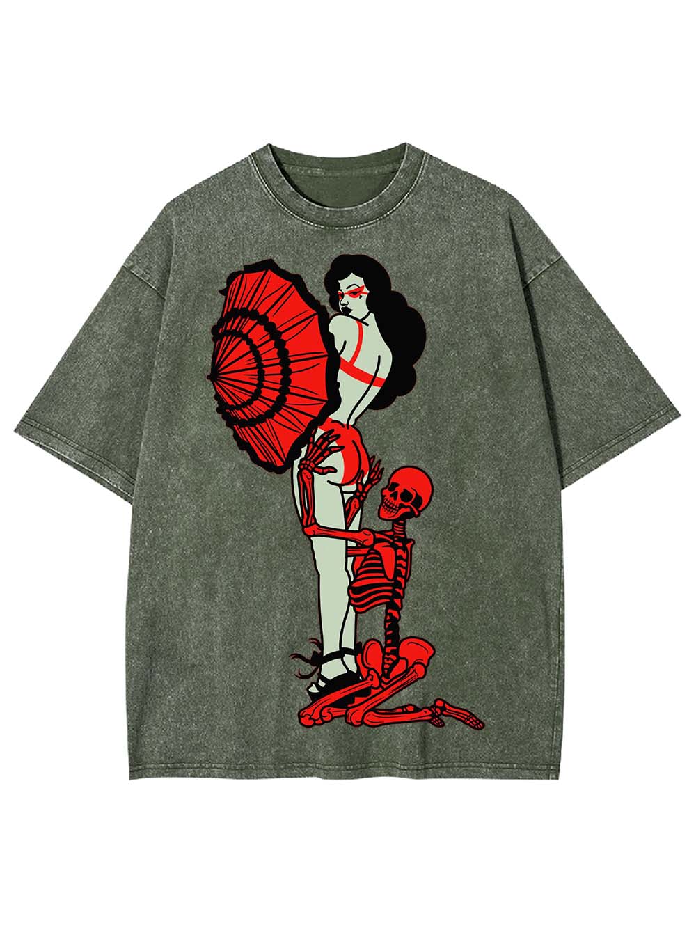 LOVE BEYOND THE GRAVE WASHED TSHIRT