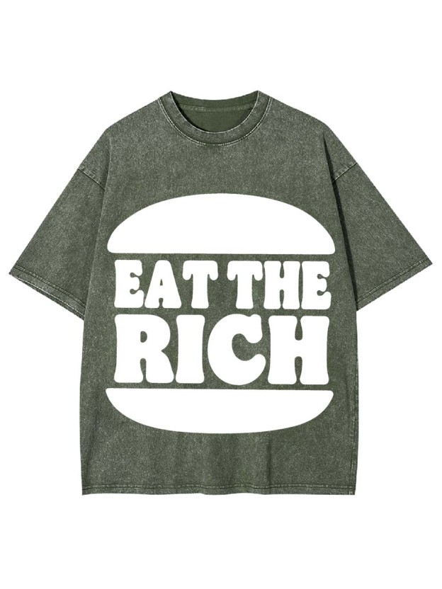 Eat The Rich Washed Tshirt