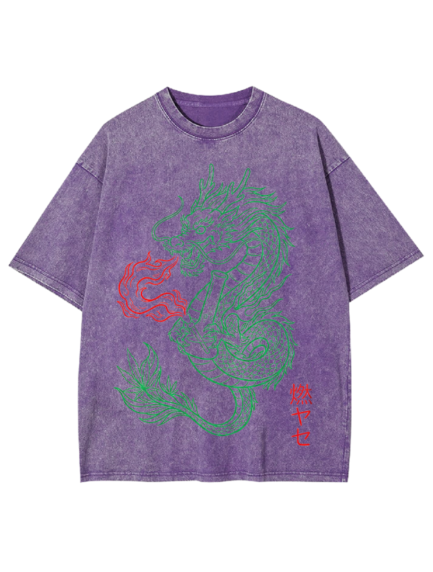 Smoke Dragon Washed Tshirt