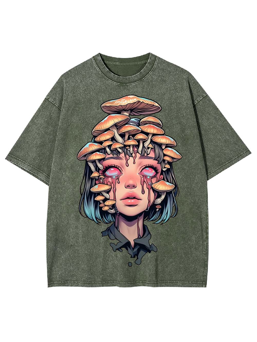 Mushroom Tears Washed Tshirt
