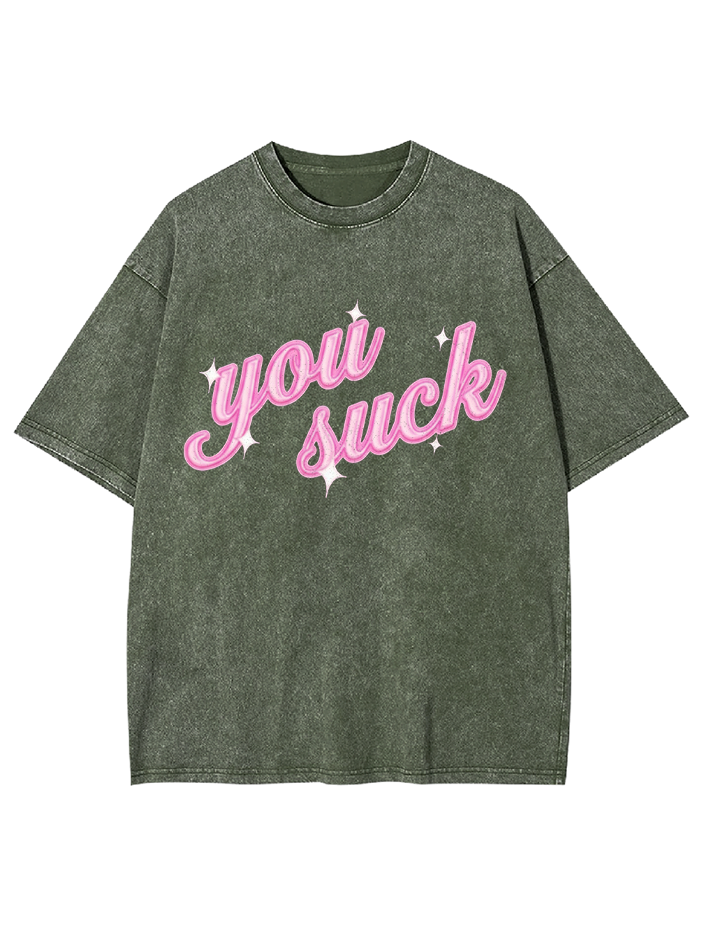 You suck Washed Tshirt