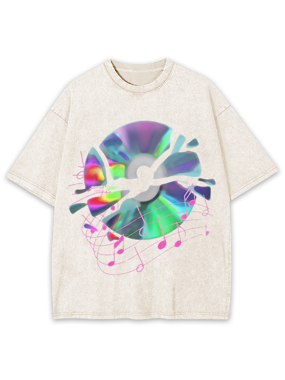 Shattered Sound Washed Tshirt
