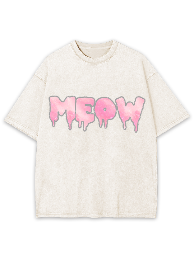 MEOW Washed Tshirt